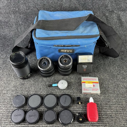 Kiwi camera bag blue - blue, zipper
